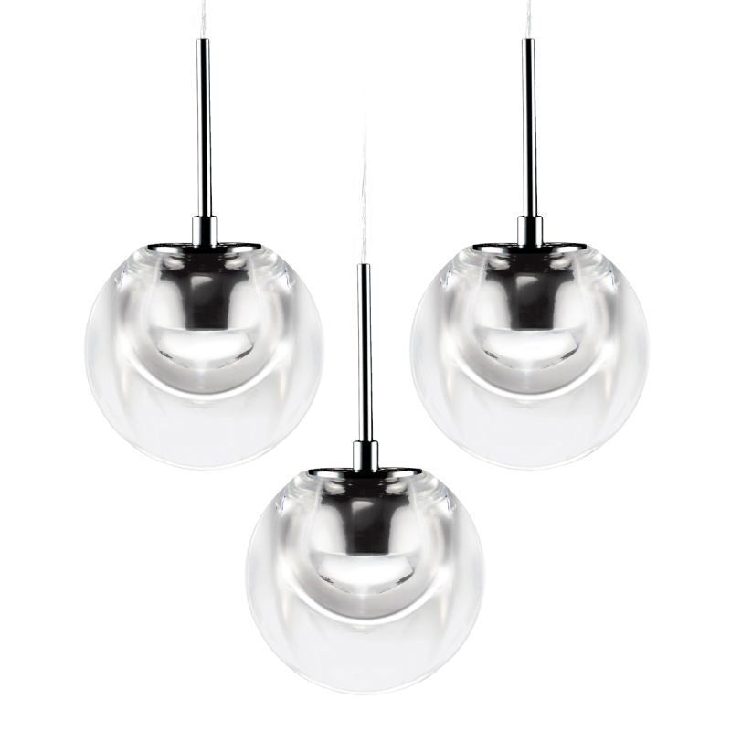 Kundalini - Juego de 3 lámparas colgantes Dew
