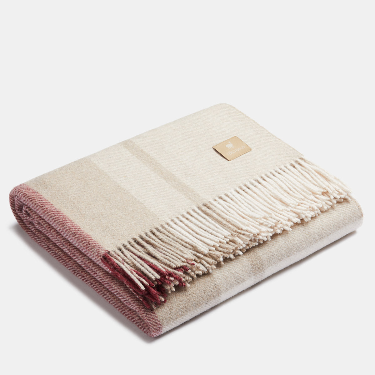 Natural Alpaca Wool Throw - Classic