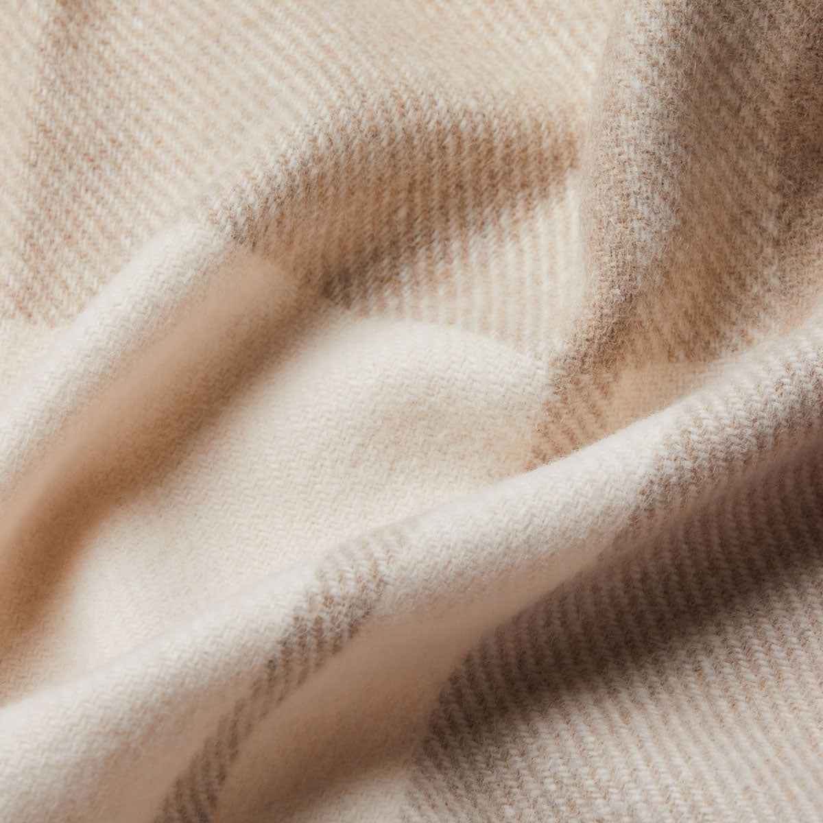 Natural Alpaca Wool Throw - Classic