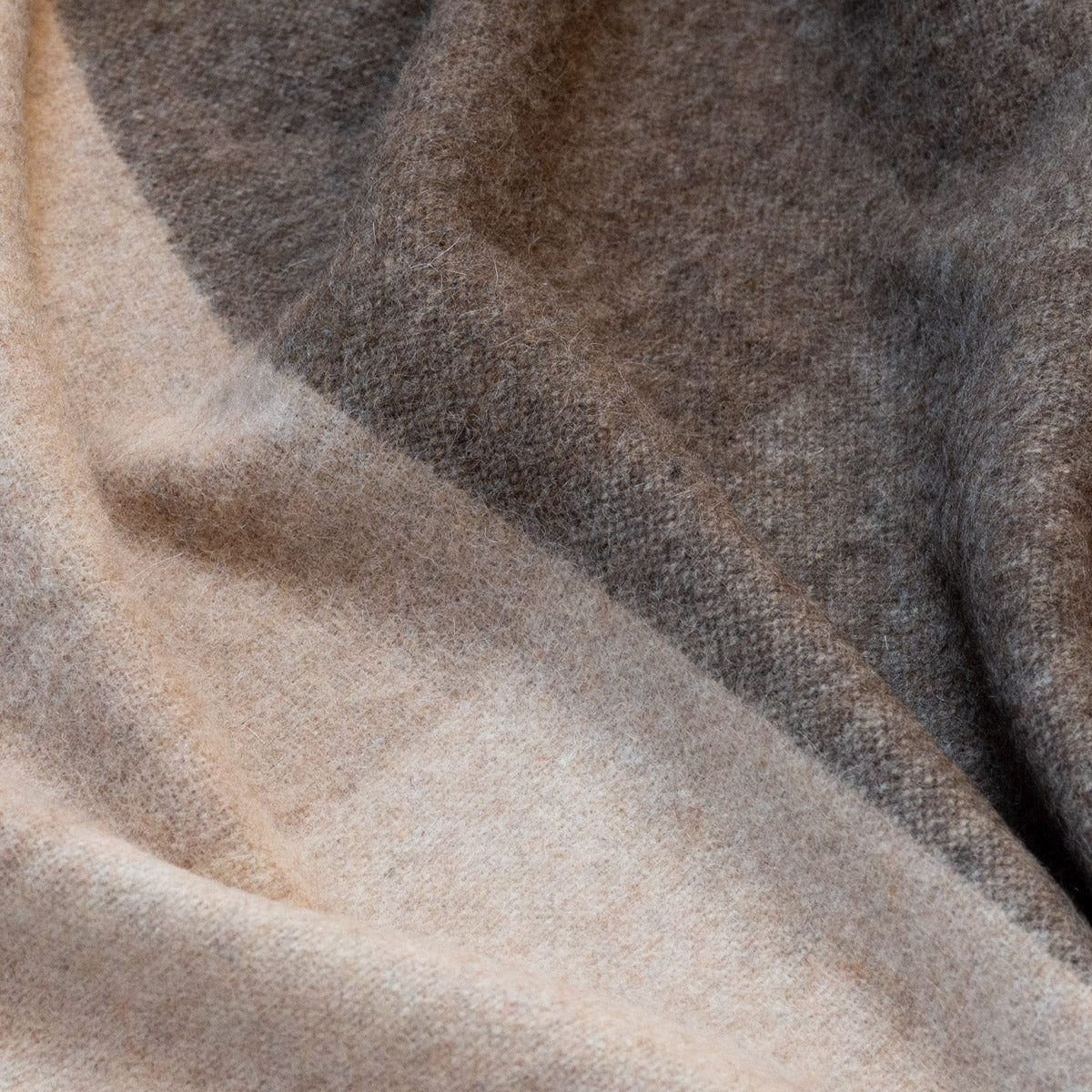 Natural Alpaca Wool Throw - Classic