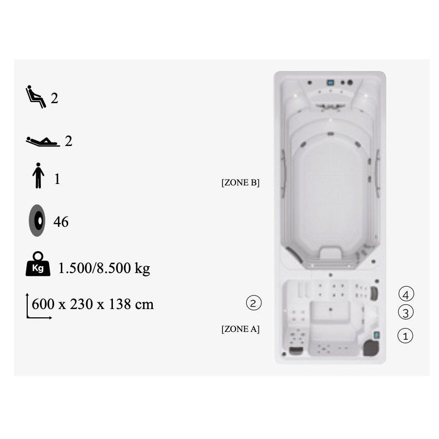 - Alpha Wellness - Whirlpool Chaleur Swim XL