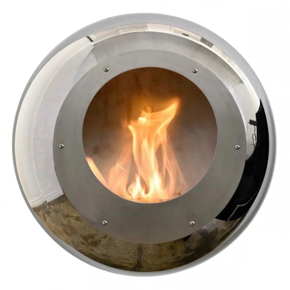 - Cocoon Fires - Pedestal Ethanol Fireplace White