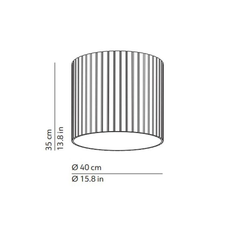 Kundalini - Lámpara de techo Giass