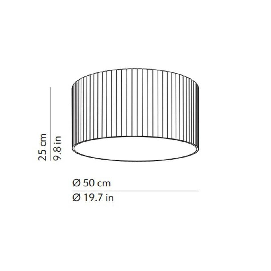 Kundalini - Lámpara de techo Giass