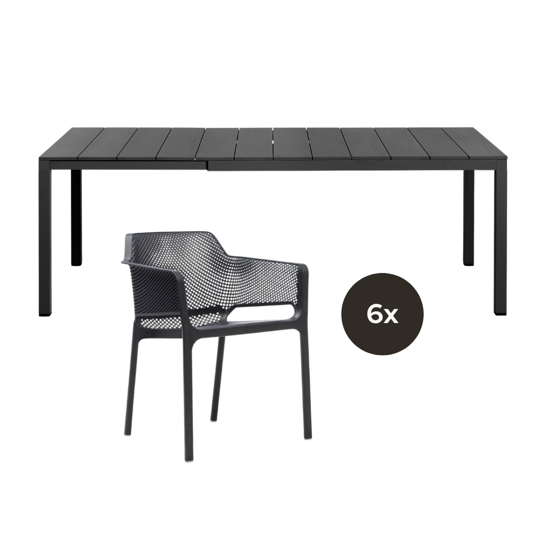 Nardi - Conjunto de muebles de jardín Net