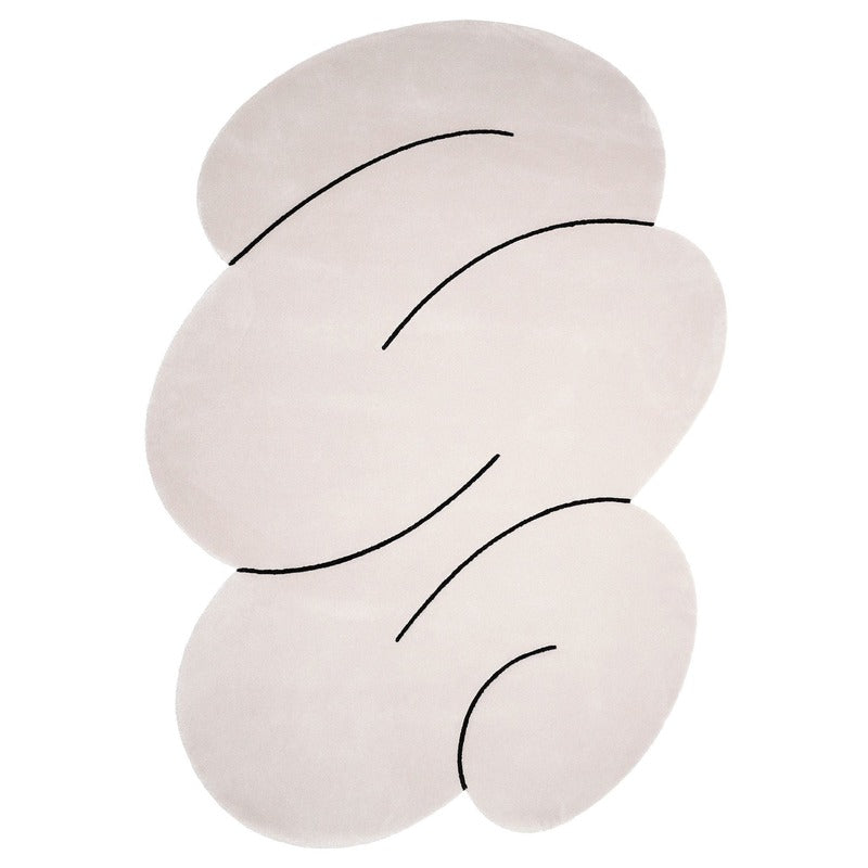 Okej - Alfombra Squiggle Nube Gris