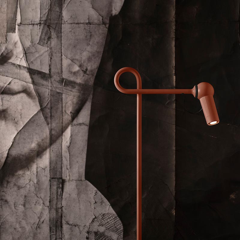 Kundalini - Lámpara de pie LED Bird