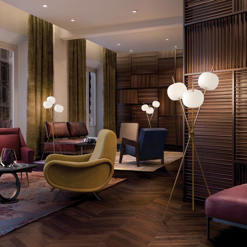 Kundalini - Lámpara de Pie LED Kushi Floor