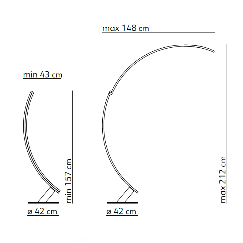 Kundalini - Lámpara de pie Kyudo