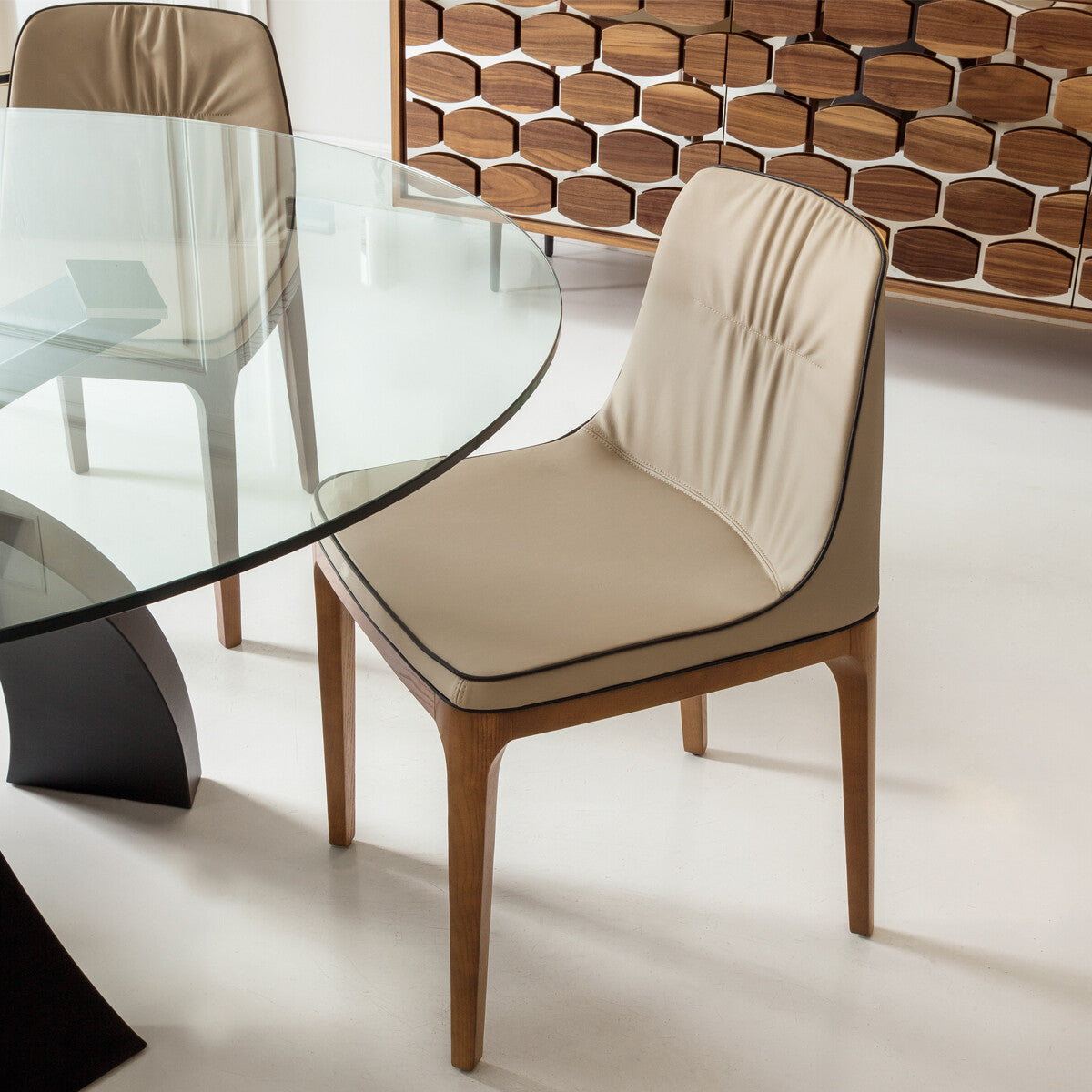 Tonin Casa - MIVIDA T7212S Silla de cuero sintético