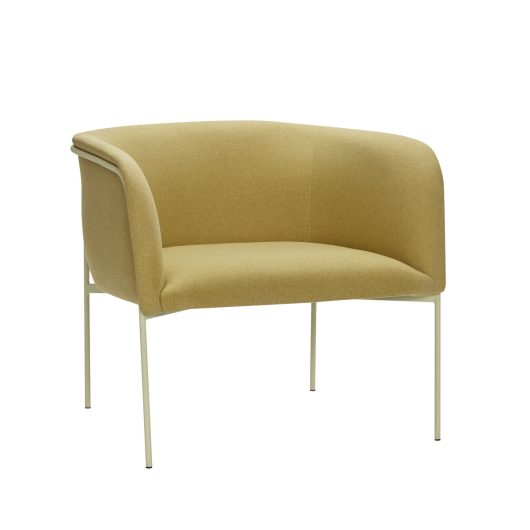 Hübsch - Silla Eyrie Lounge Amarilla