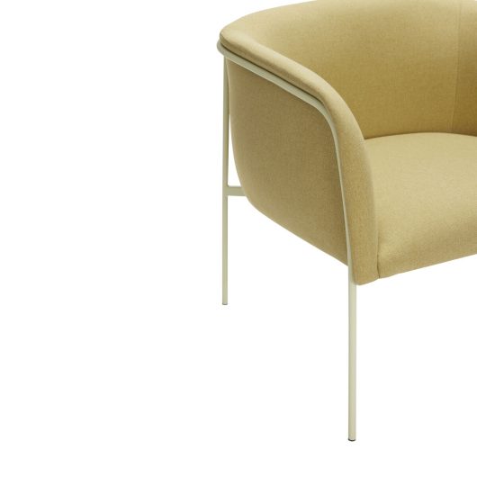 Hübsch - Silla Eyrie Lounge Amarilla