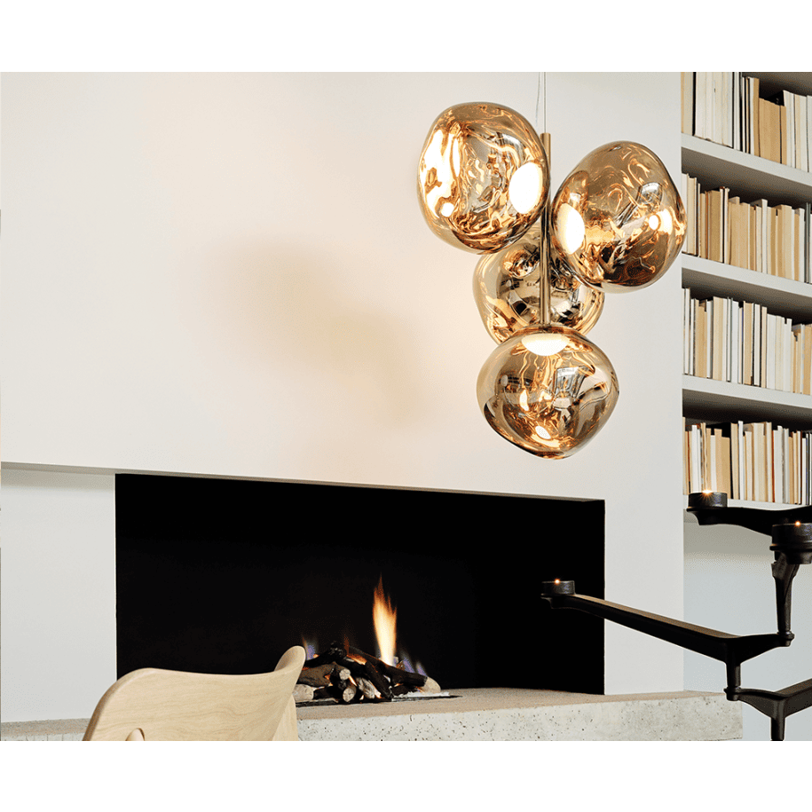 Tom Dixon - Lámpara colgante mini Melt Chandelier