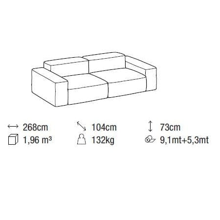 Ditre Italia - Sofá Modular Crossline