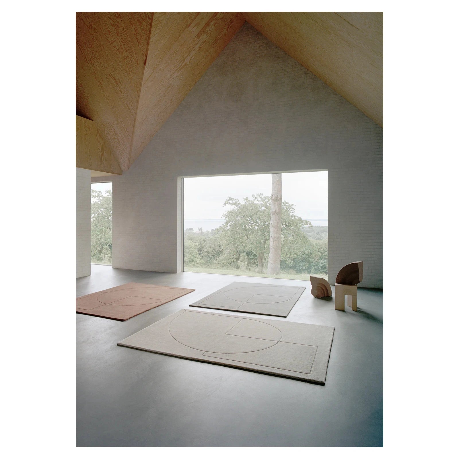 Linie Design - Alfombra LINEAL POEM Beige