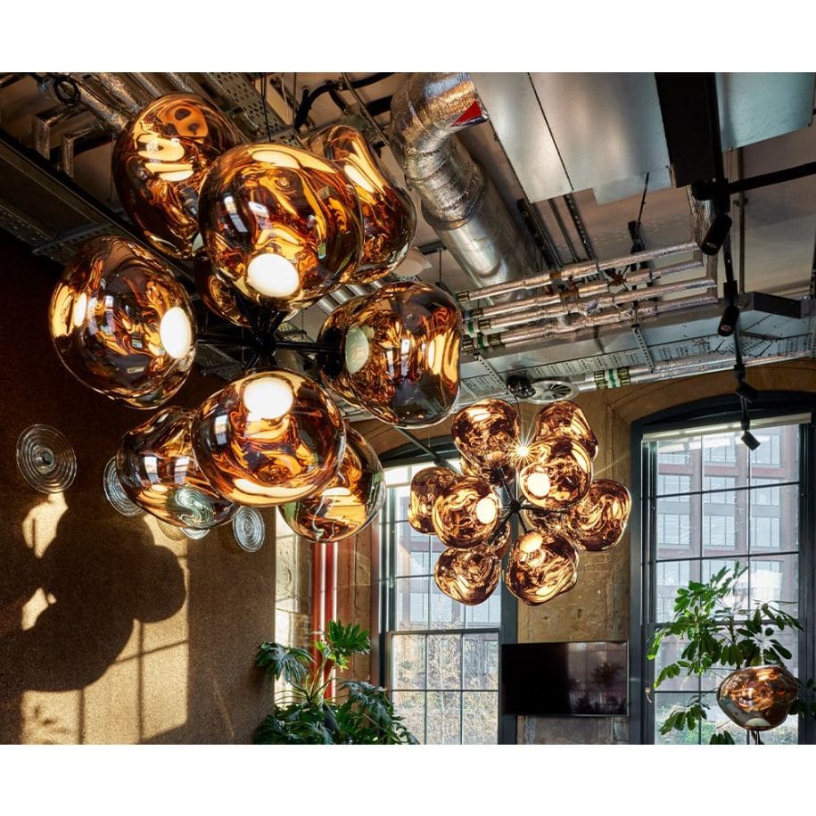 Tom Dixon - Lámpara colgante mini Melt Chandelier