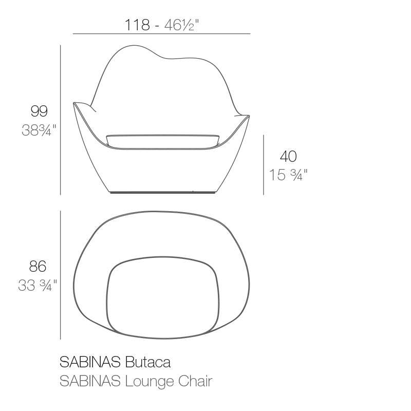 Vondom - Sillón Sabinas