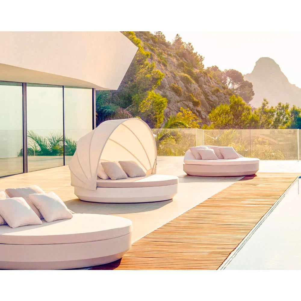 Vondom - Vela Daybed redondo con techo plegable