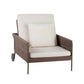 Punto - Sillón de tejido Liegesessel con ot. reposapiés