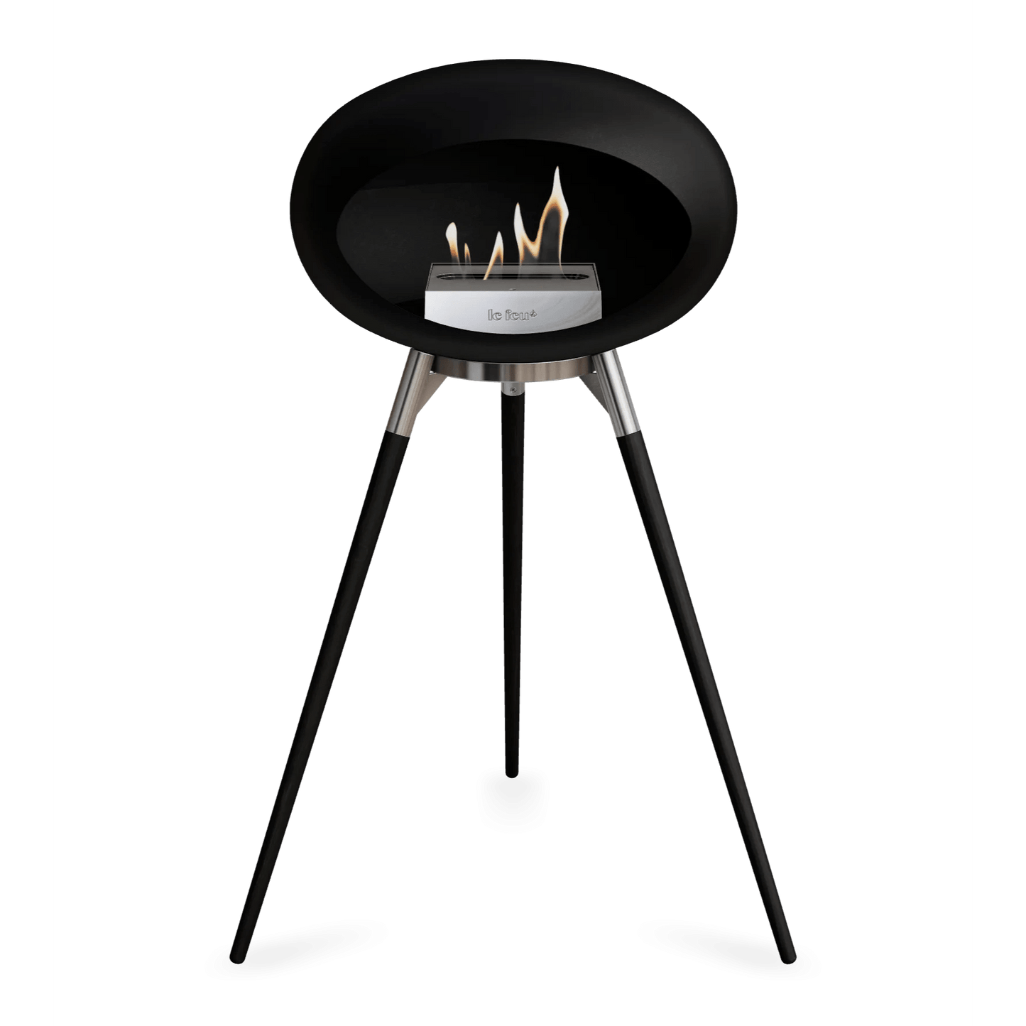 Le Feu - Black Ground Wood High Bioethanol-Kamin