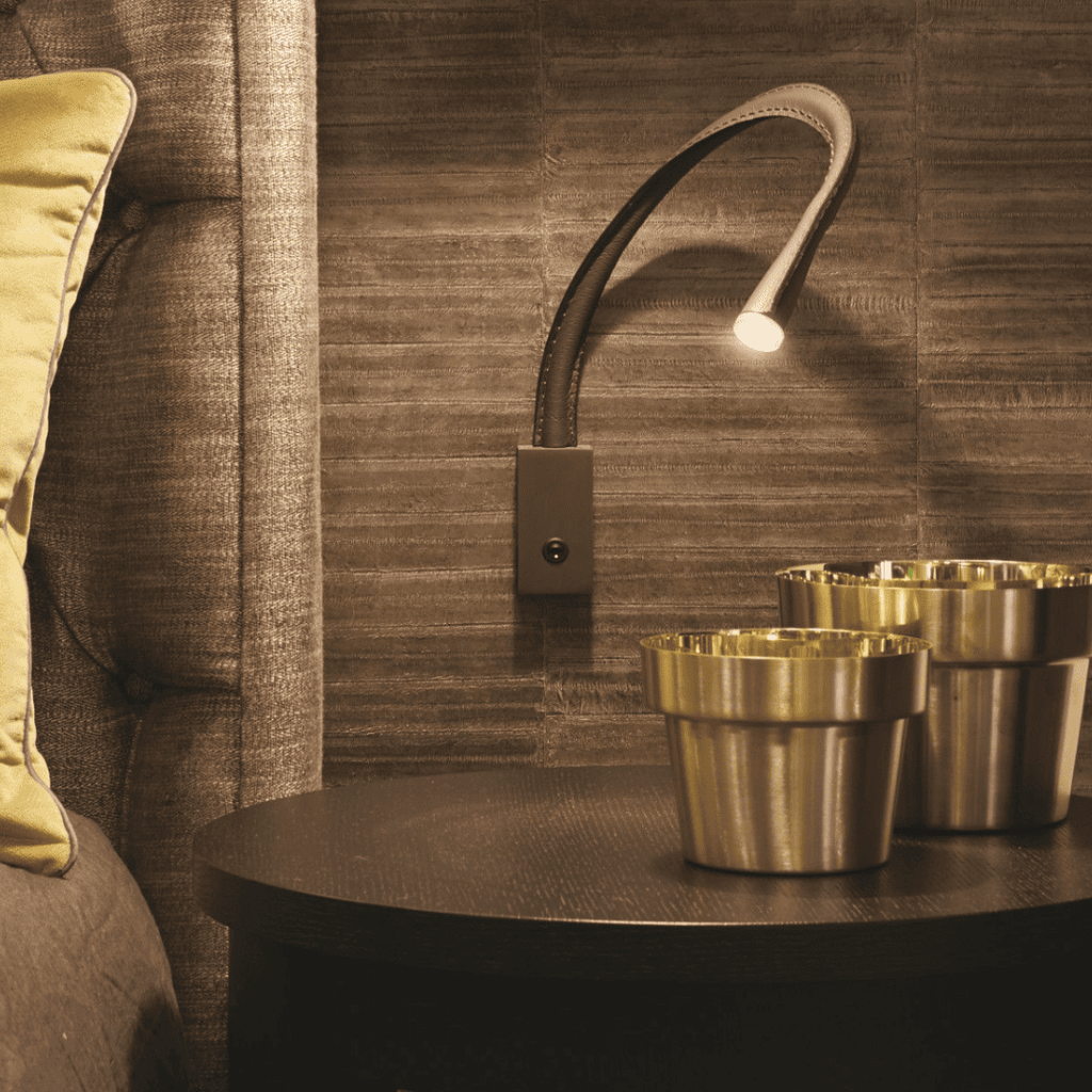 Contardi - Flexiled AP Bronze / Leder L.600 Strahler mit Schalter