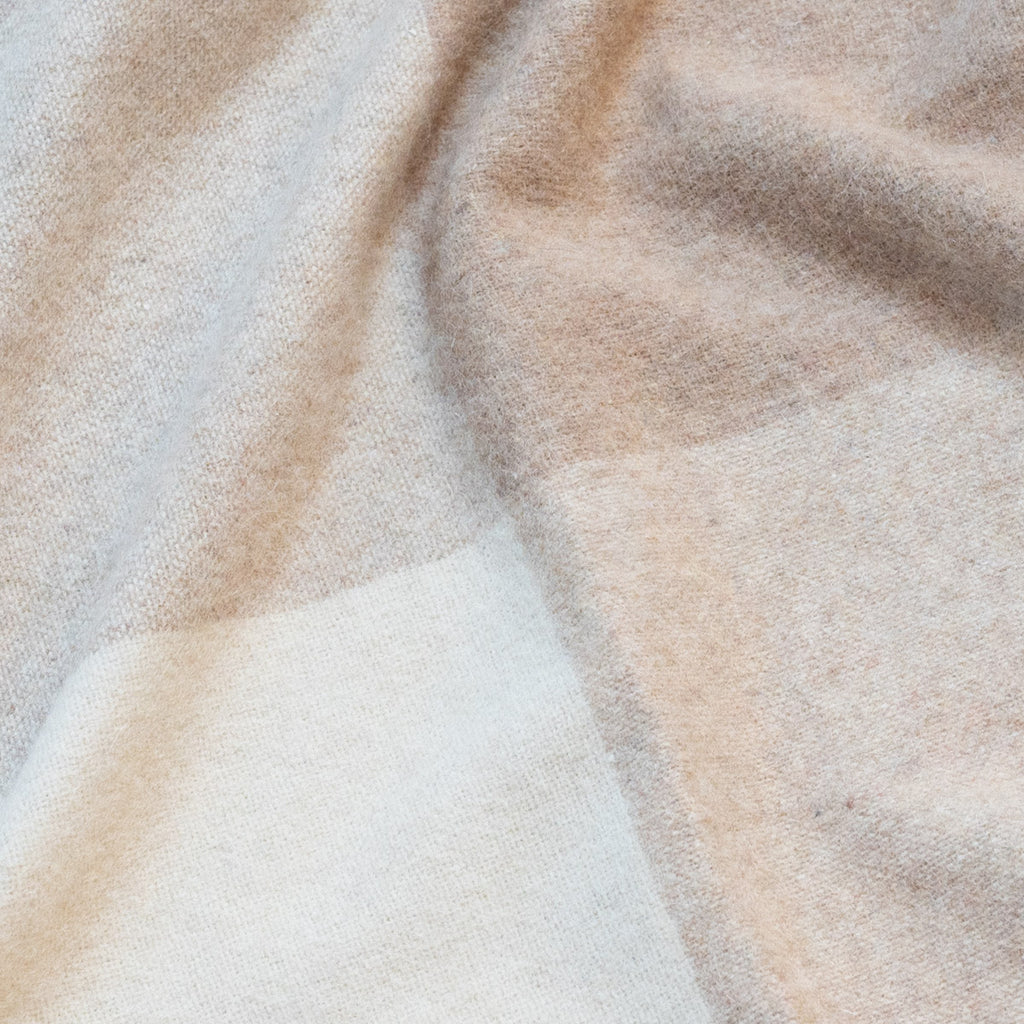 Natural Alpaca Wool Throw – Classic Tartan