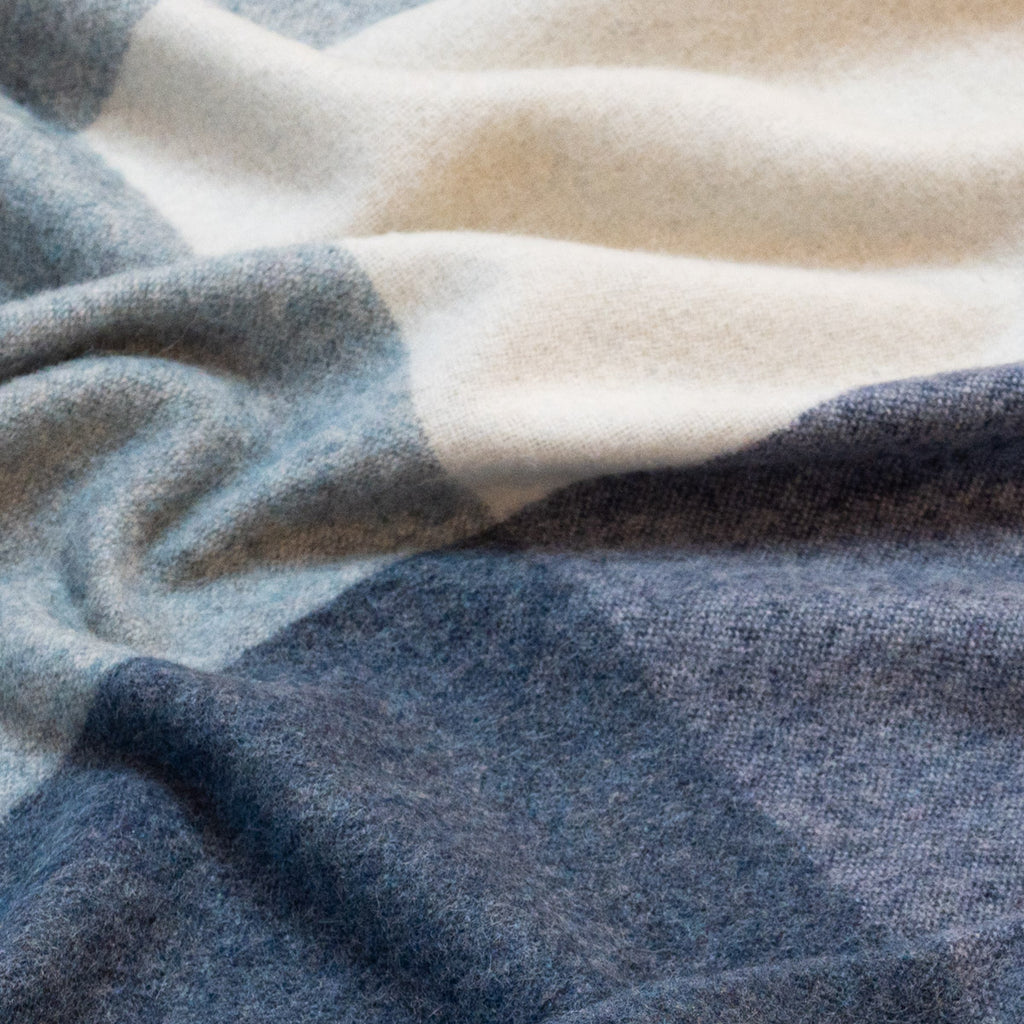 Natural Alpaca Wool Throw - Classic