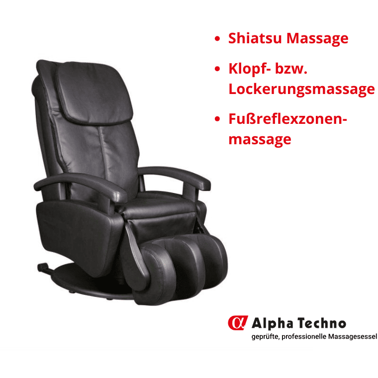 Alpha Techno - Sillón de masaje AT-599i Comfort