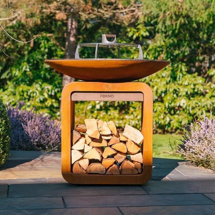 - Adezz - Outdoor kitchen grill Seare Halo with wood storage