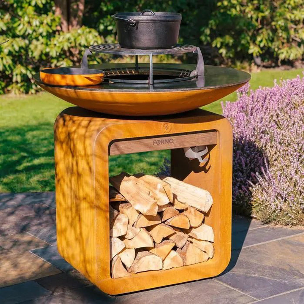 - Adezz - Outdoor kitchen grill Seare Halo with wood storage