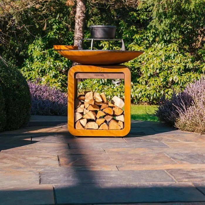 - Adezz - Outdoor kitchen grill Seare Halo with wood storage