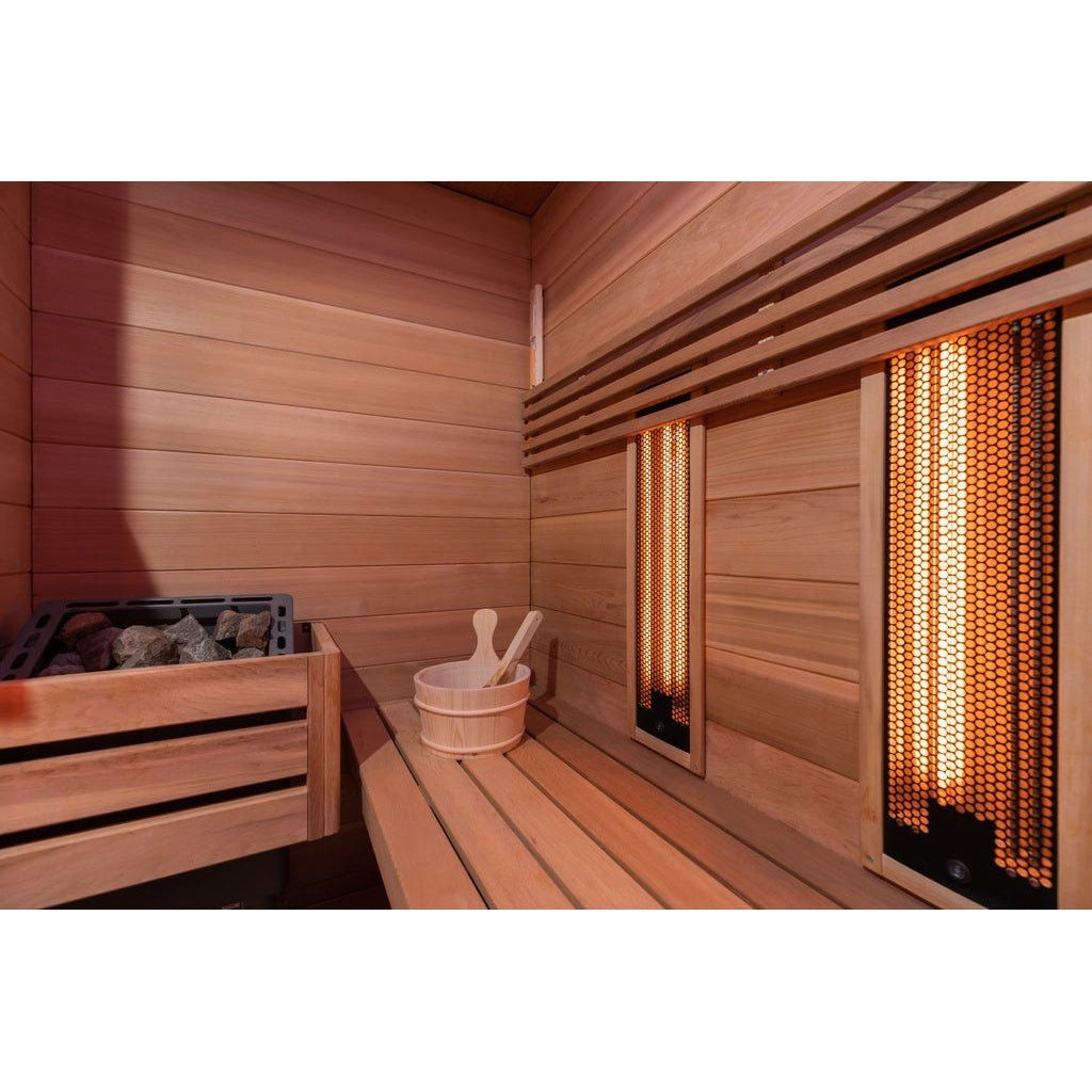   - Alpha Wellness - Infrarotsauna InfraWave Combi                              