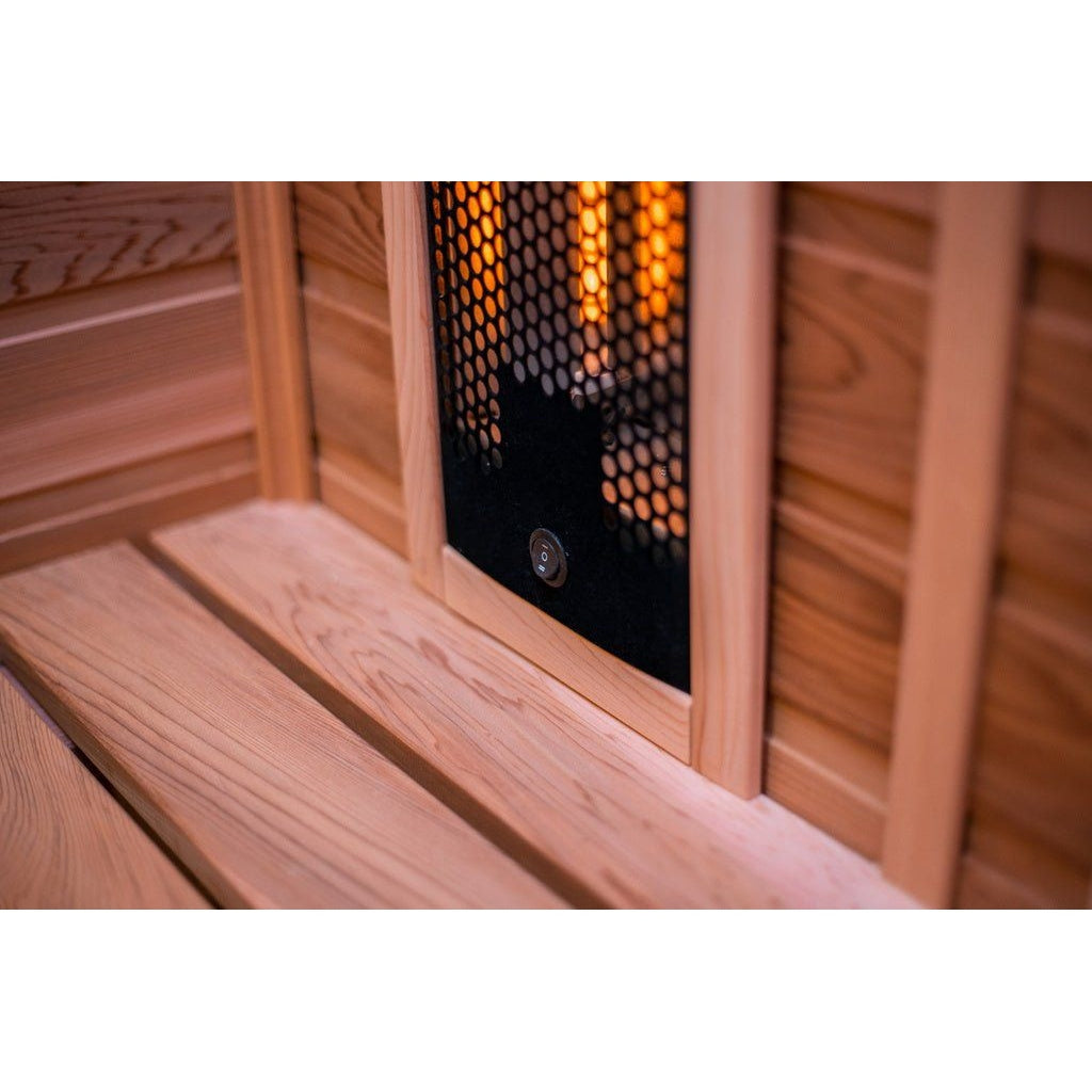   - Alpha Wellness - Infrarotsauna InfraWave Combi                              