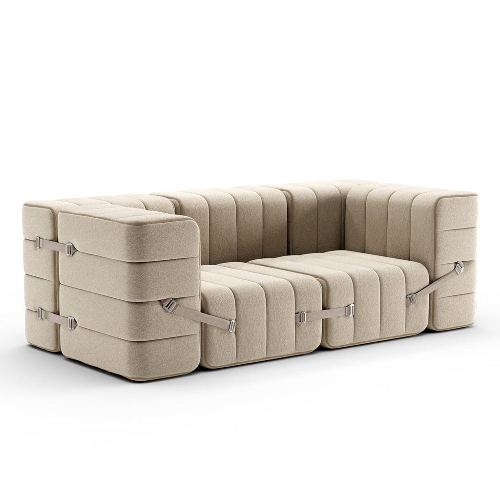 Ambivalencia - Conjunto de Sofás Curt 7 Beige