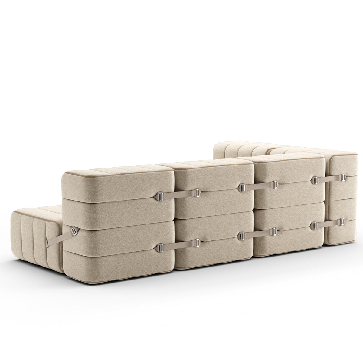 Ambivalenz - Curt Sofa Set 6 Dunkelgrau