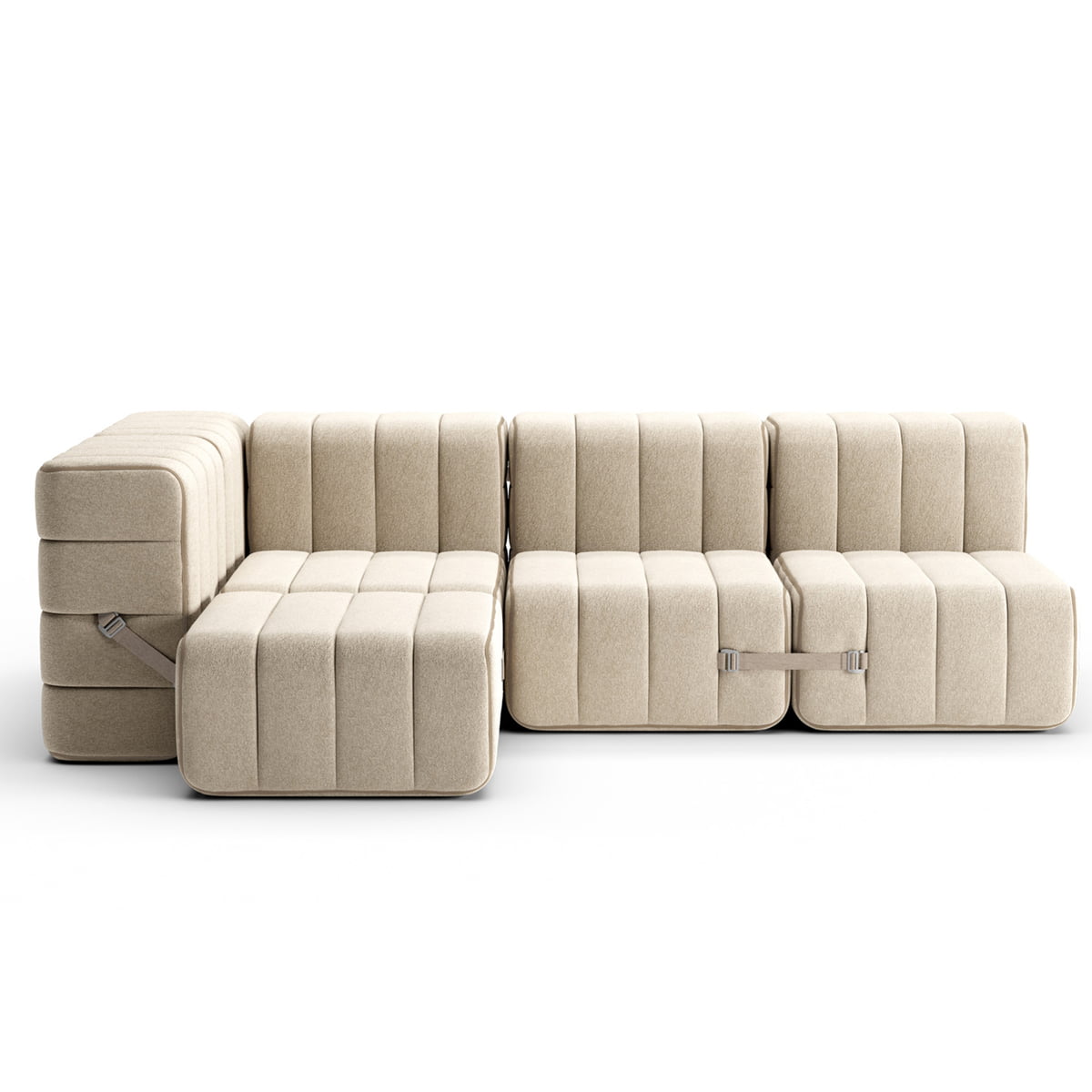 Ambivalencia - Conjunto de Sofás Curt 7 Beige