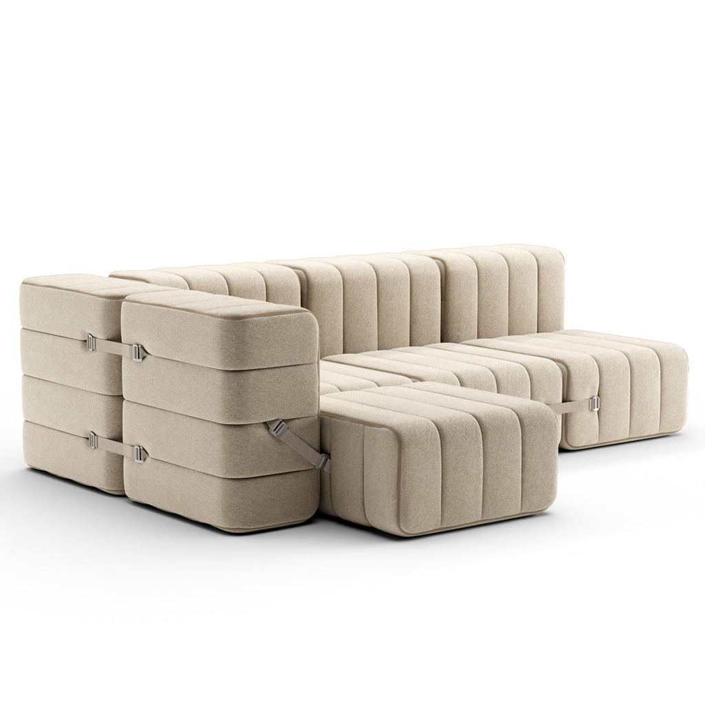 Ambivalencia - Conjunto de Sofás Curt 9 Beige