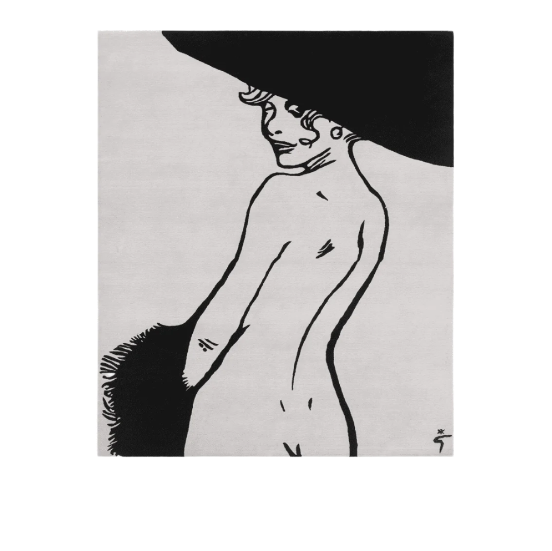 Amini - Alfombra de mujer René Gruau