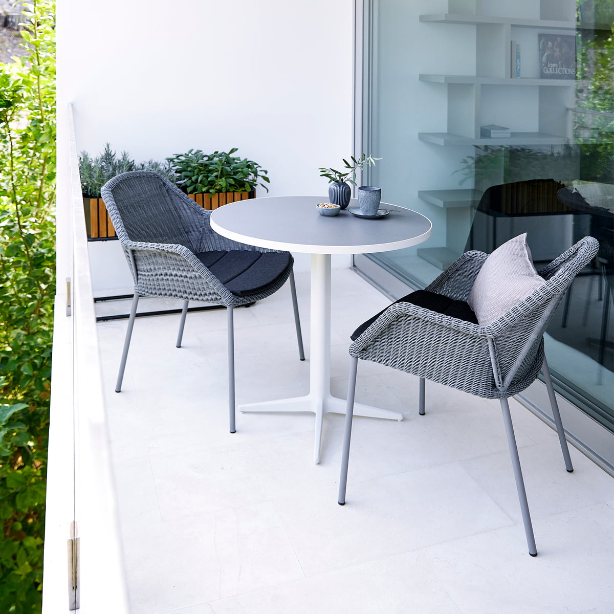 Unopiu - Welcome sofa module right Teak / Rope