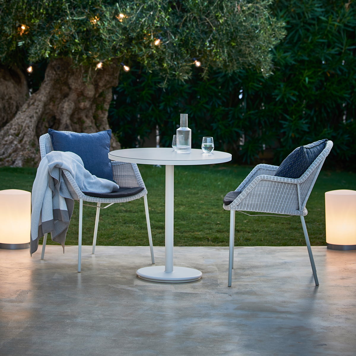 Unopiu - Welcome sofa module right Teak / Rope