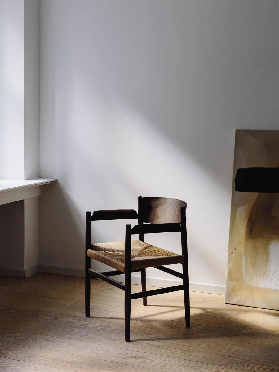 Mater - Silla de brazos Nestor de madera de haya