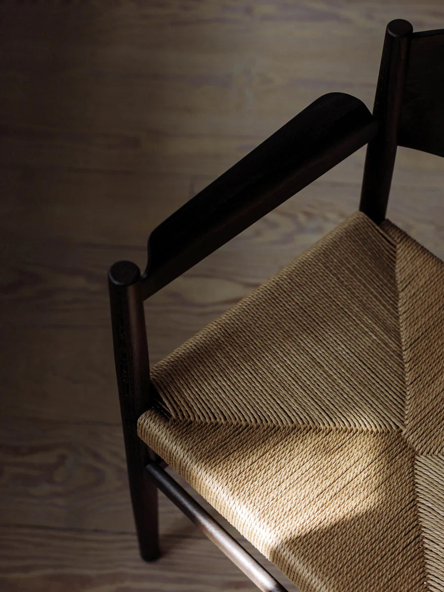 Mater - Silla de brazos Nestor de madera de haya