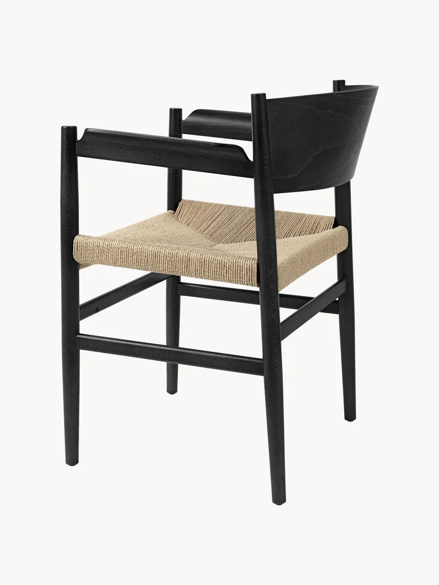 Mater - Silla de brazos Nestor de madera de haya
