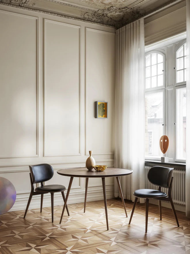 Mater - La Silla del Comedor de Madera de Roble Oscuro