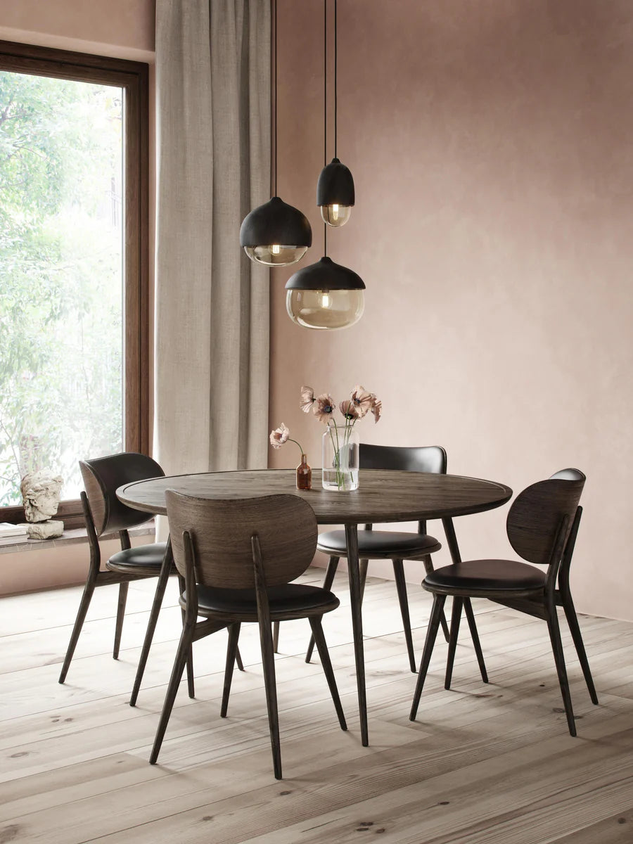 Mater - La Silla del Comedor de Madera de Roble Oscuro