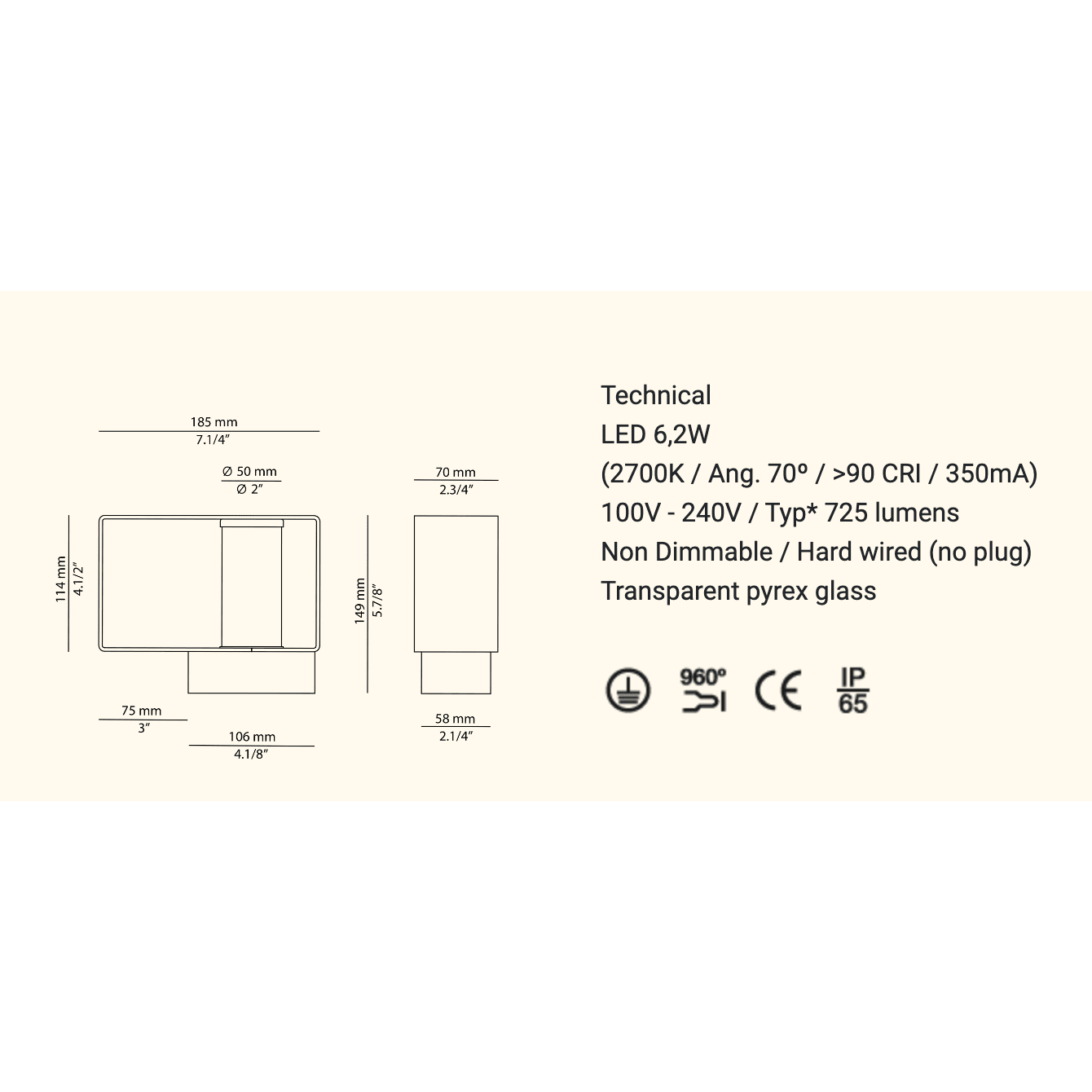 - Estiluz - Ceiling Light Volta L92S.2T-W