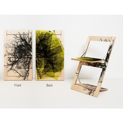 Ambivalencia - Fläpps silla plegable árbol amarillo