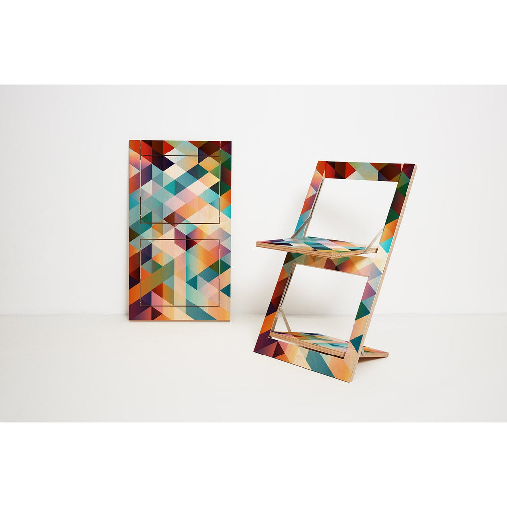 Ambivalencia - Fläpps silla plegable Criss Cross abeto rojo