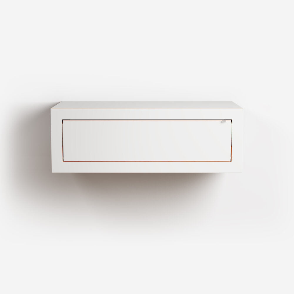 Ambivalencia - Fläpps Box Consola de pared Blanca