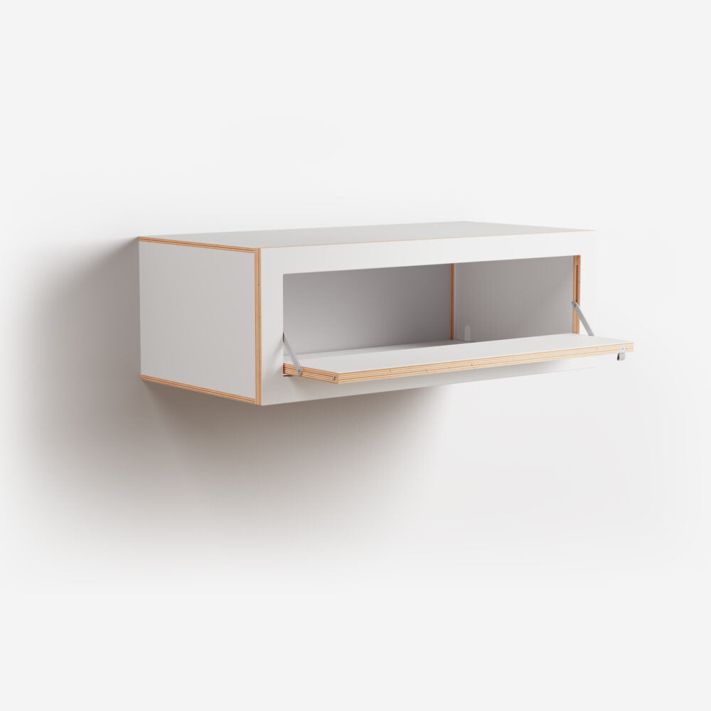 Ambivalencia - Fläpps Box Consola de pared Blanca